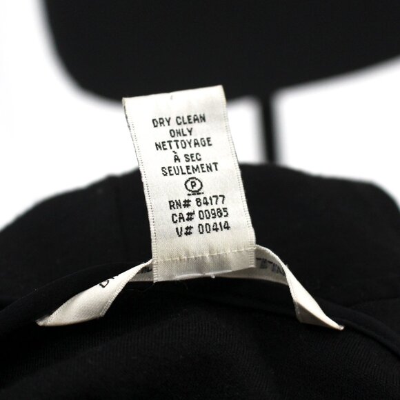 Diane von Furstenburg Slater Black Wool Bow Midi Dress 3/4 Sleeves 2 - Picture 8 of 8